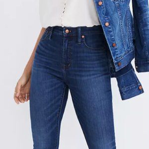 Madewell, 10 inch high rise skinny, 29s